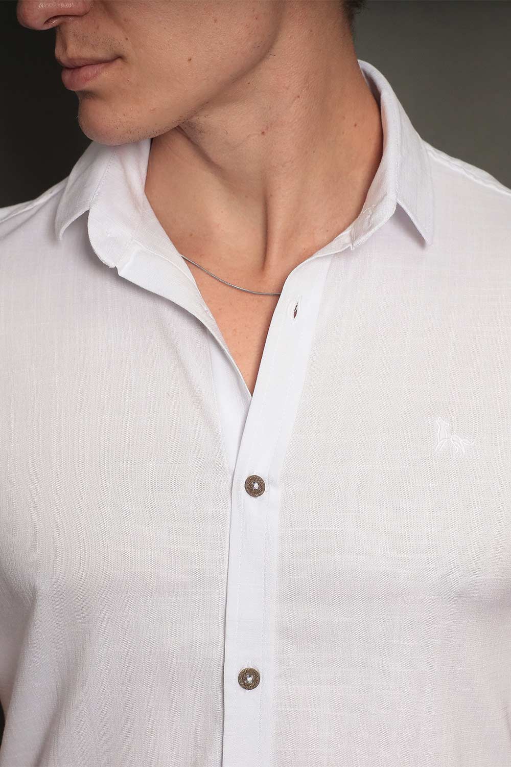 CAMISA DUBAI GOLA TRADICIONAL MANGA CURTA