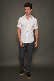 CAMISA DUBAI GOLA TRADICIONAL MANGA CURTA
