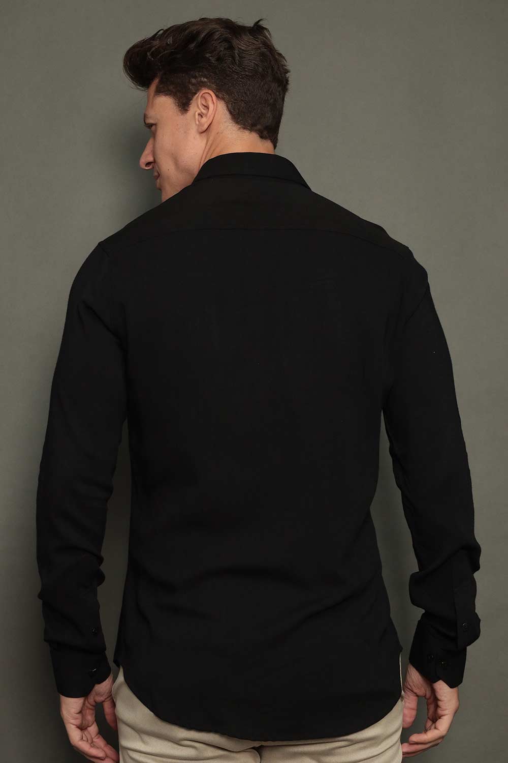 CAMISA DUBAI GOLA TRADICIONAL MANGA LONGA