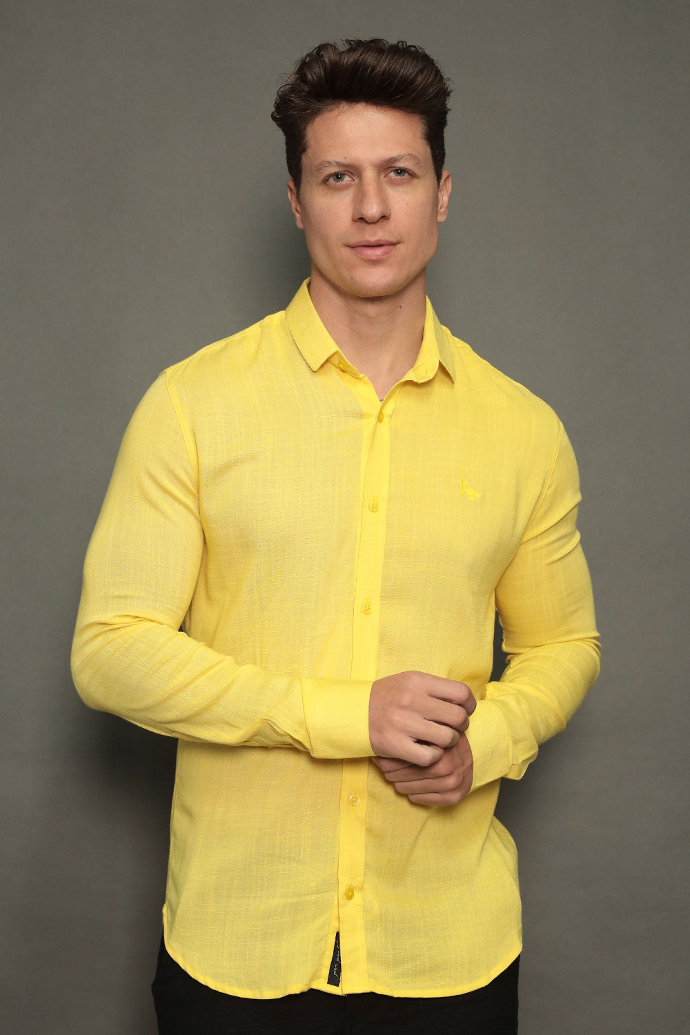 CAMISA DUBAI GOLA TRADICIONAL MANGA LONGA