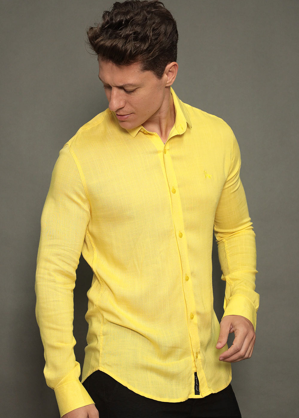 CAMISA DUBAI GOLA TRADICIONAL MANGA LONGA