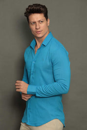 CAMISA DUBAI GOLA TRADICIONAL MANGA LONGA