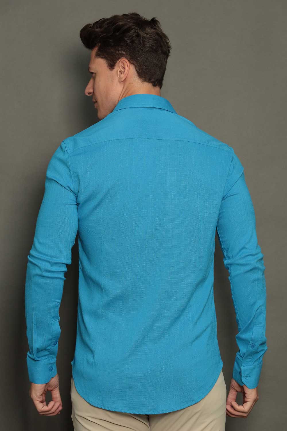 CAMISA DUBAI GOLA TRADICIONAL MANGA LONGA