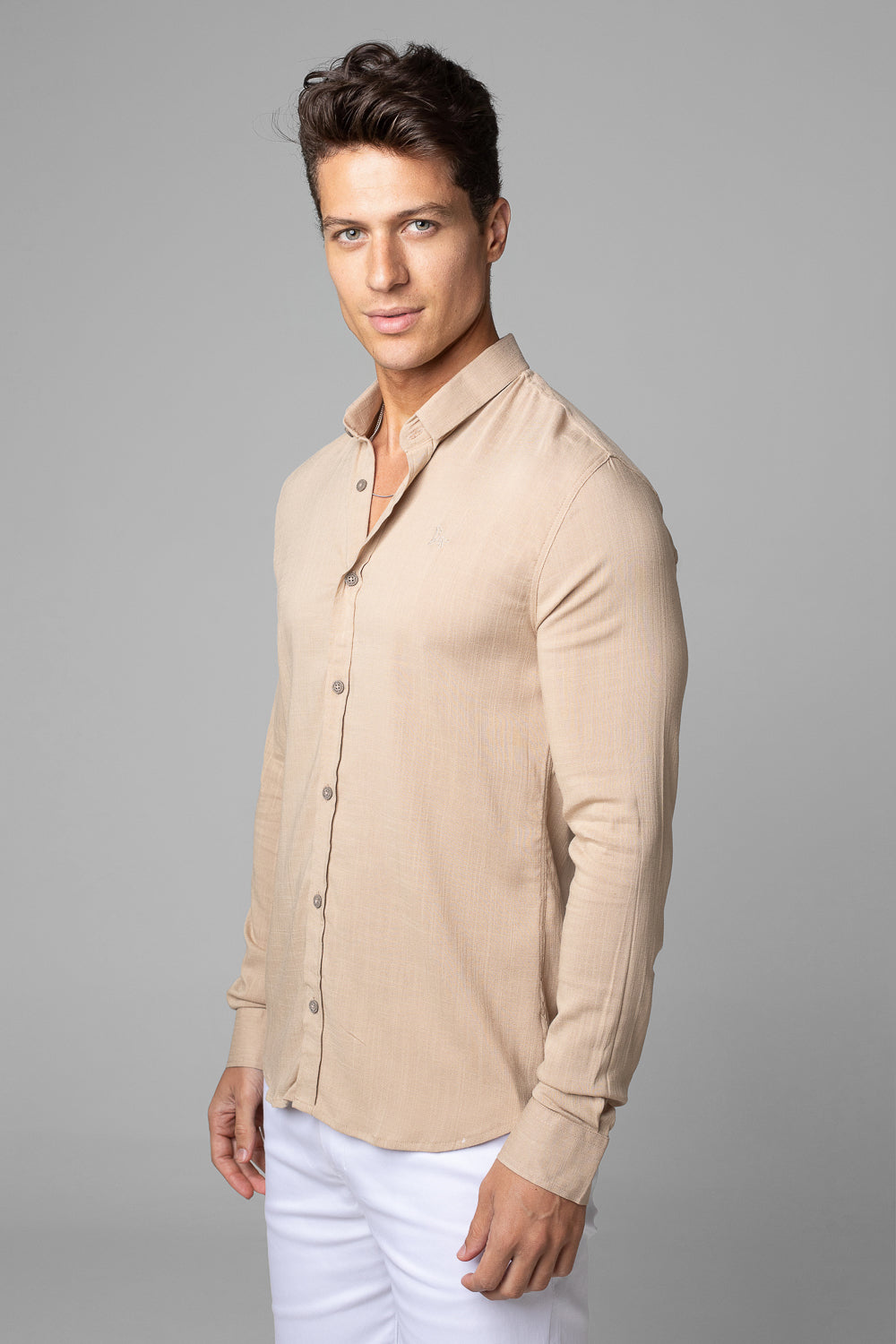 CAMISA DUBAI GOLA TRADICIONAL MANGA LONGA