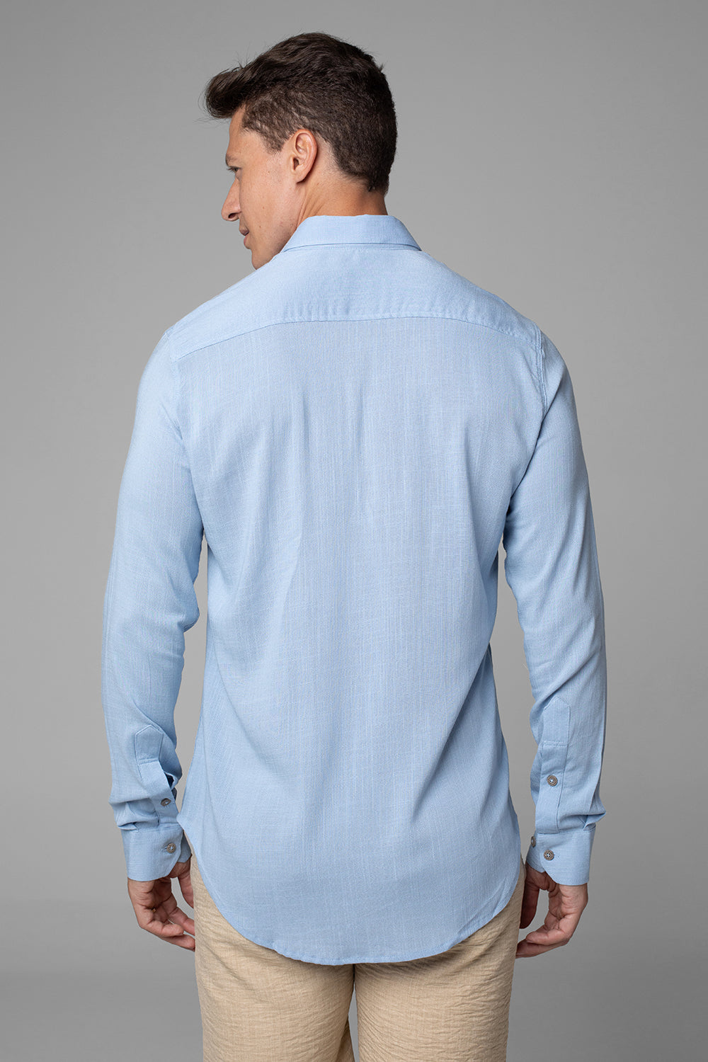 CAMISA DUBAI GOLA TRADICIONAL MANGA LONGA