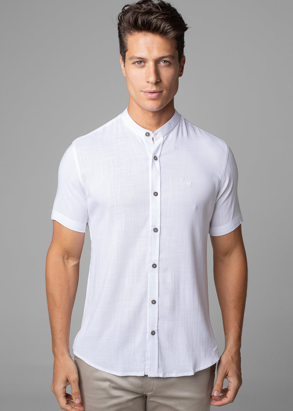 CAMISA DUBAI GOLA PADRE MANGA CURTA