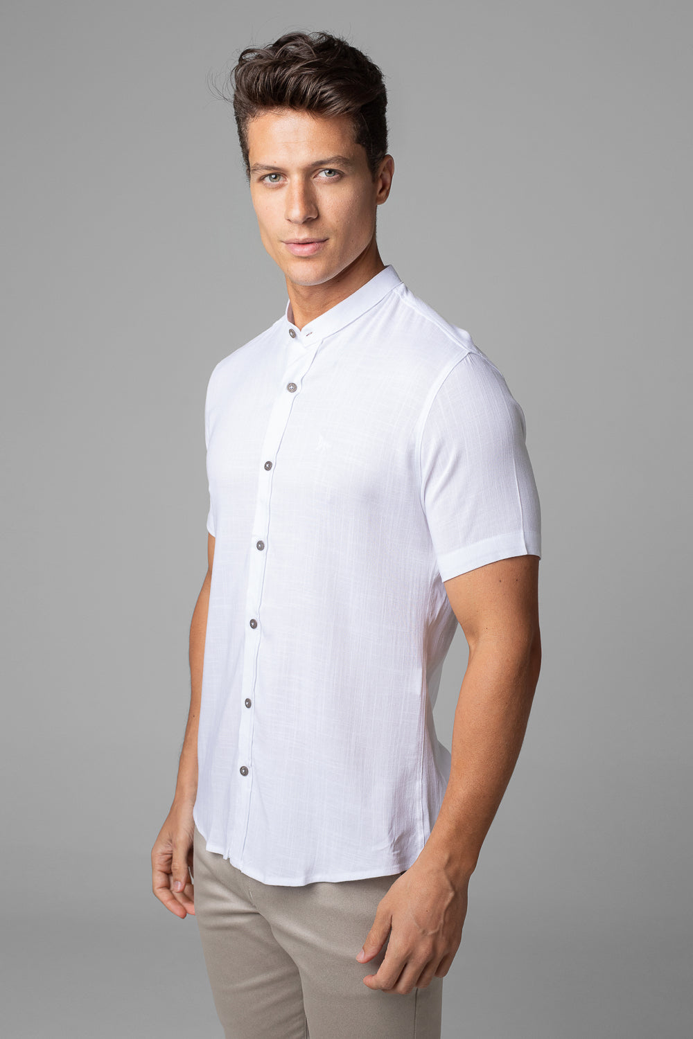 CAMISA DUBAI GOLA PADRE MANGA CURTA