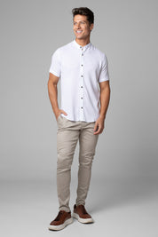 CAMISA DUBAI GOLA PADRE MANGA CURTA