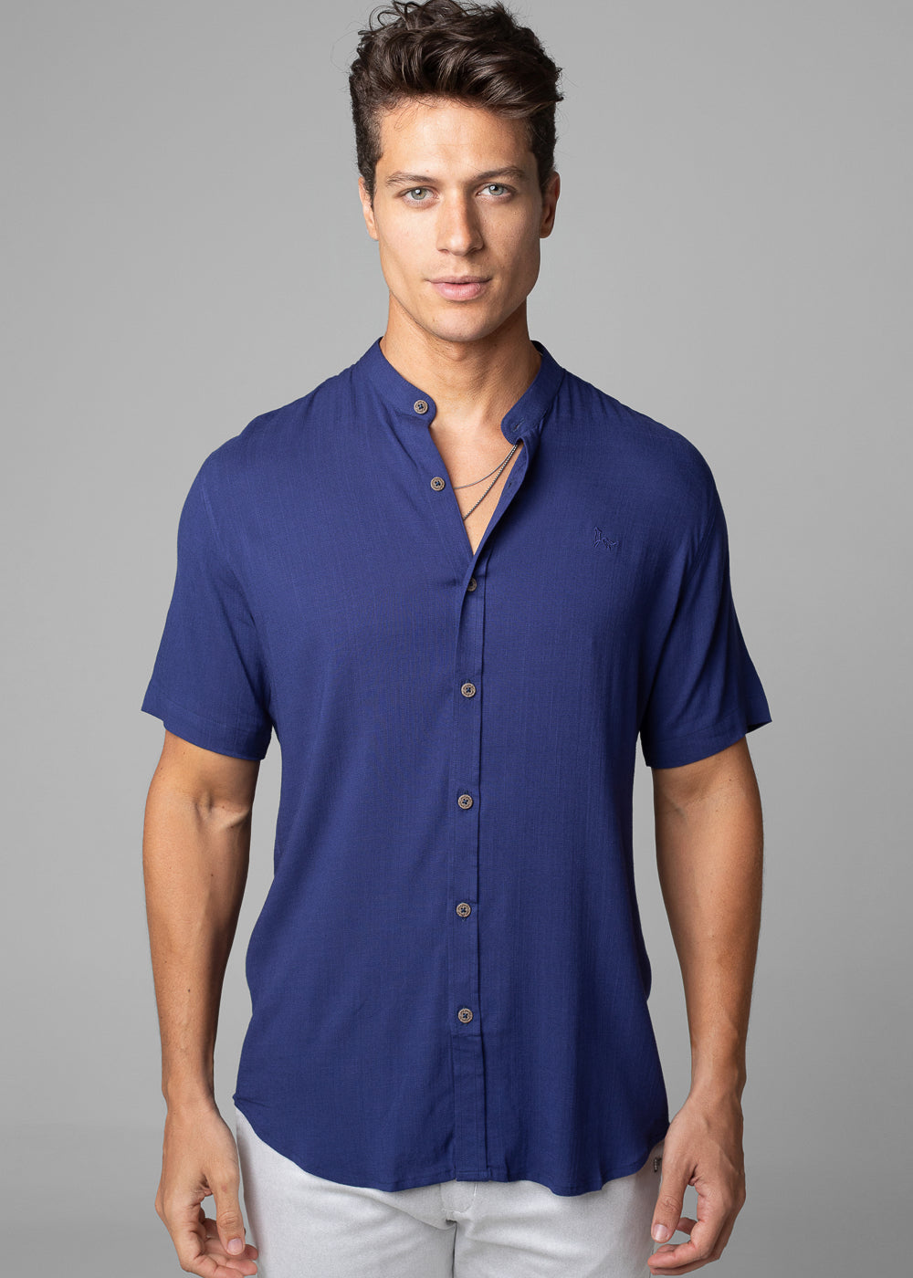 CAMISA DUBAI GOLA PADRE MANGA CURTA