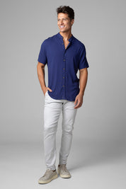 CAMISA DUBAI GOLA PADRE MANGA CURTA