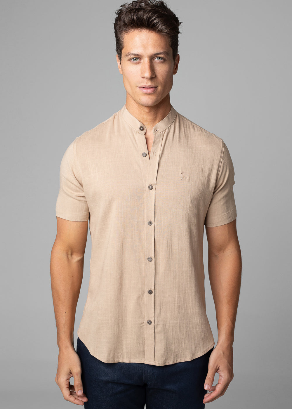CAMISA DUBAI GOLA PADRE MANGA CURTA