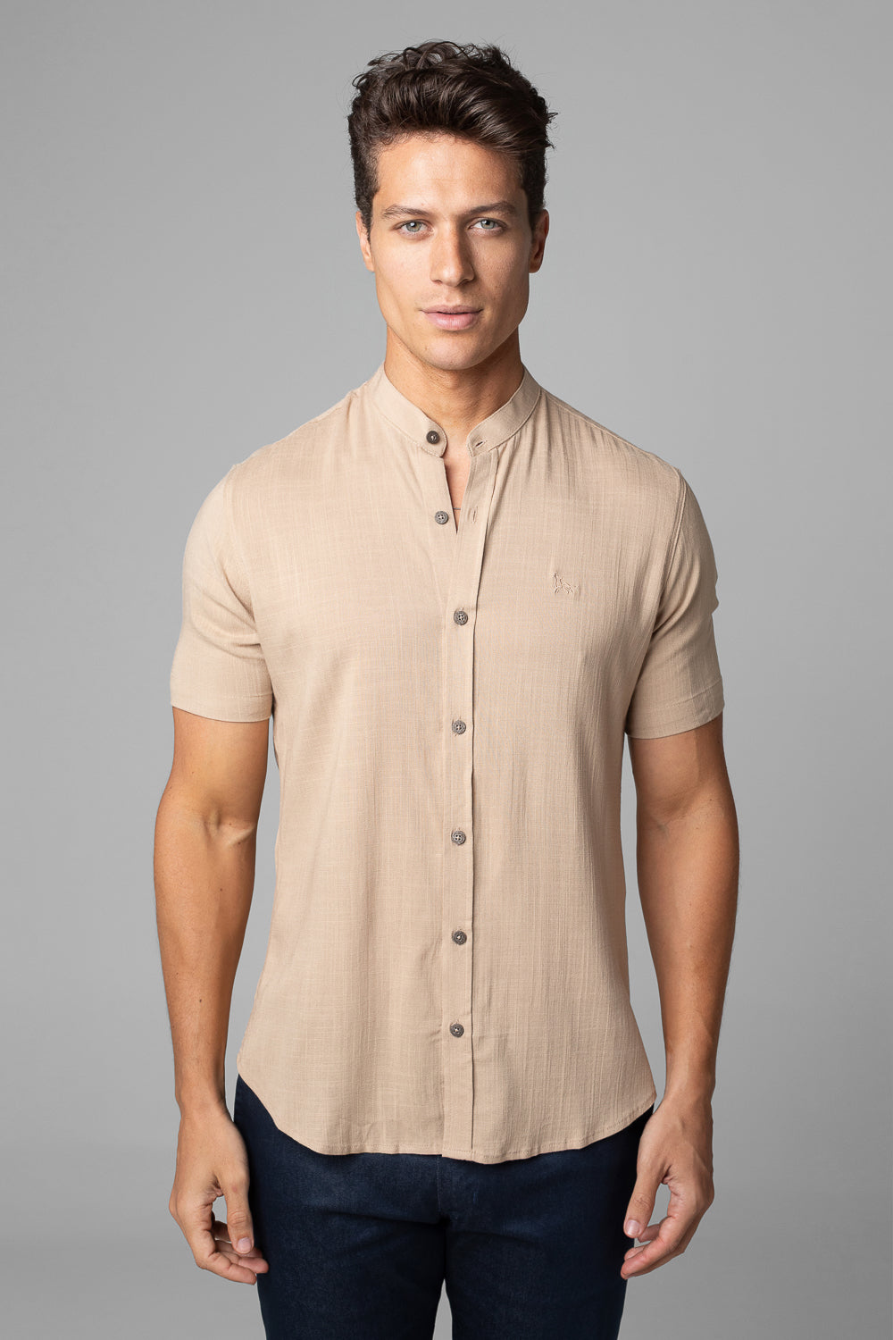 CAMISA DUBAI GOLA PADRE MANGA CURTA