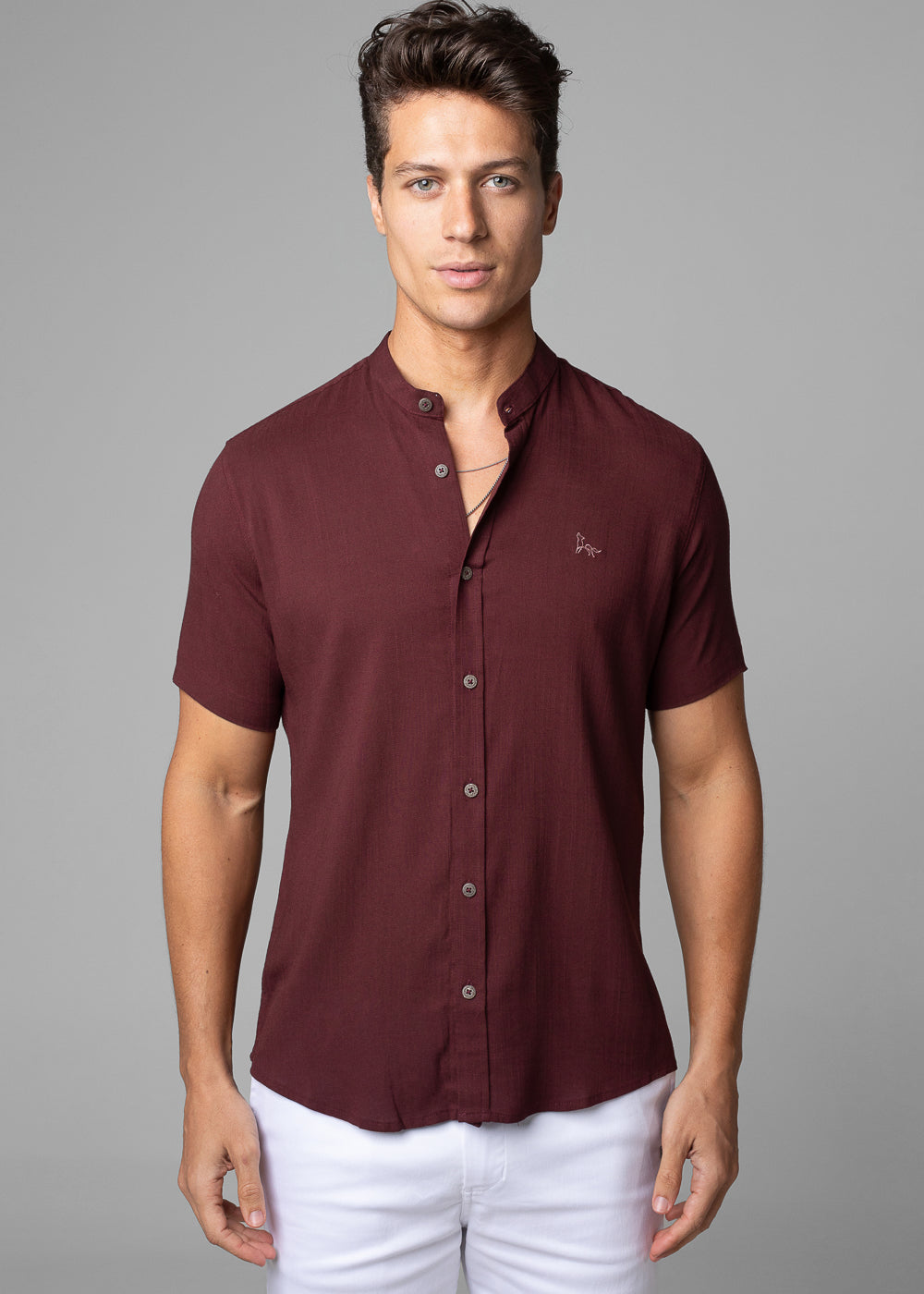 CAMISA DUBAI GOLA PADRE MANGA CURTA