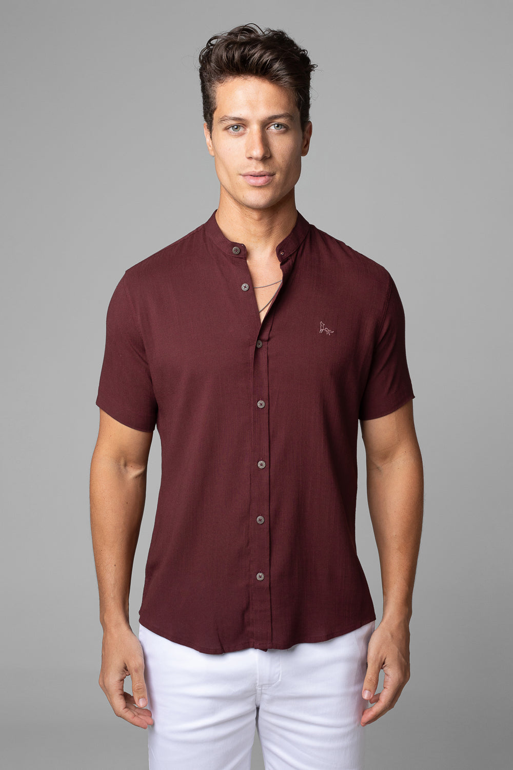 CAMISA DUBAI GOLA PADRE MANGA CURTA