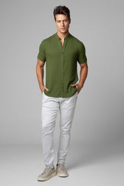 CAMISA DUBAI GOLA PADRE MANGA CURTA