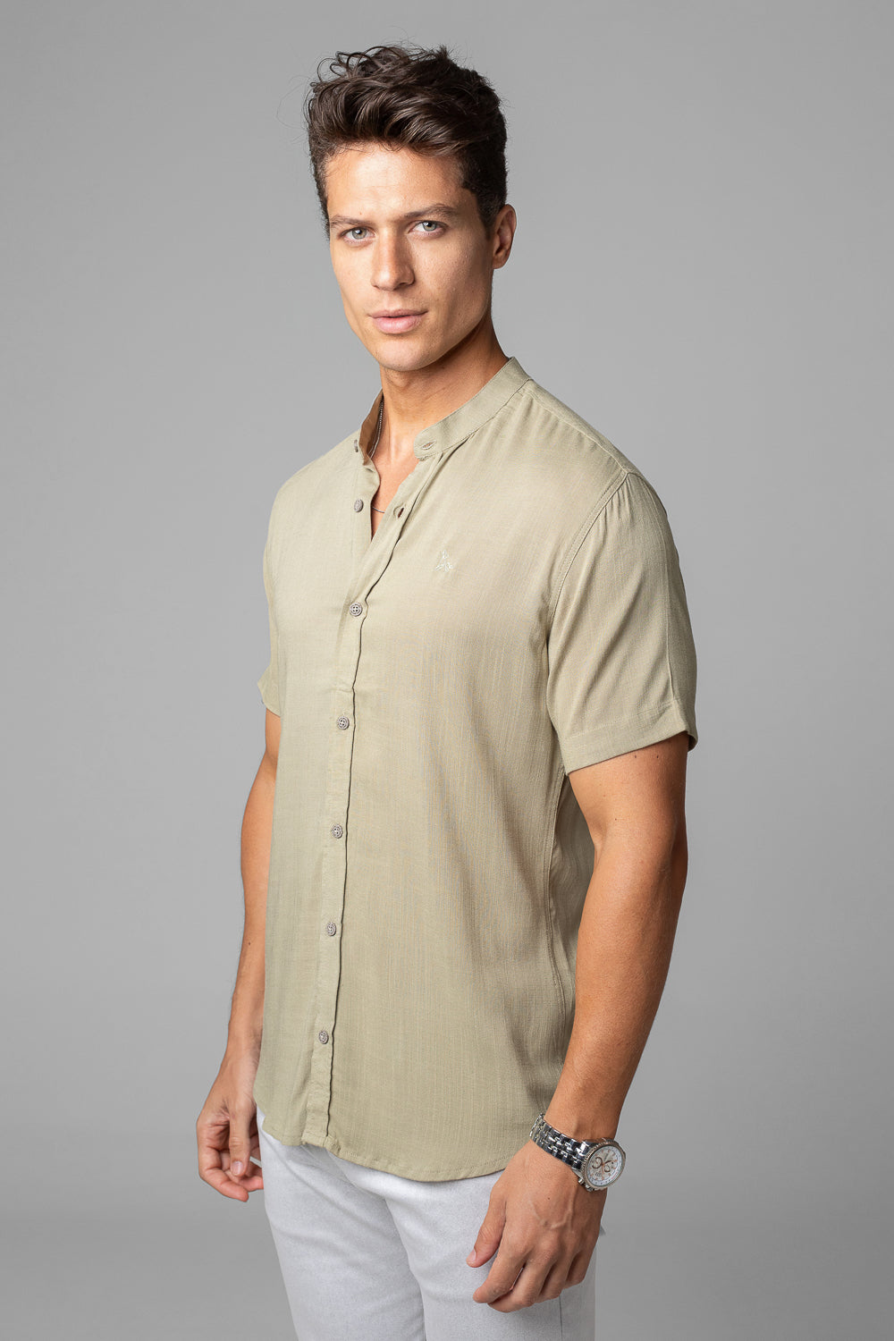 CAMISA DUBAI GOLA PADRE MANGA CURTA