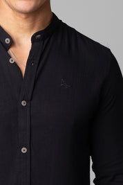 Camisa Social Masculina Dubai Gola Padre Manga Longa Slim
