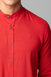 Camisa Social Masculina Dubai Gola Padre Manga Longa Slim