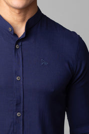 Camisa Social Masculina Dubai Gola Padre Manga Longa Slim