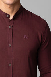 Camisa Social Masculina Dubai Gola Padre Manga Longa Slim