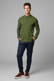Camisa Social Masculina Dubai Gola Padre Manga Longa Slim