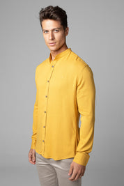 Camisa Social Masculina Dubai Gola Padre Manga Longa Slim