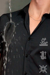 Camisa Social Masculina W.R Repelente a Líquidos e Manchas Slim