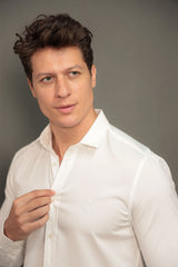 Camisa Social Masculina W.R Repelente a Líquidos e Manchas Slim