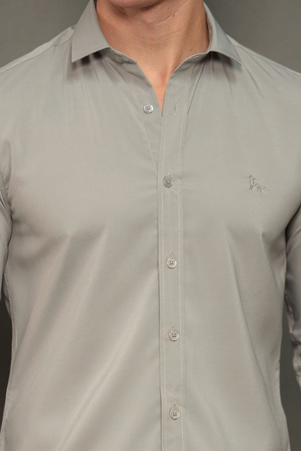 Camisa Social Masculina W.R Repelente a Líquidos e Manchas Slim