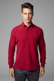 Camisa Social Masculina W.R Repelente a Líquidos e Manchas Slim