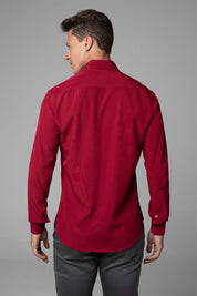Camisa Social Masculina W.R Repelente a Líquidos e Manchas Slim
