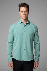 Camisa Social Masculina W.R Repelente a Líquidos e Manchas Slim