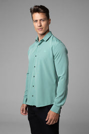 Camisa Social Masculina W.R Repelente a Líquidos e Manchas Slim