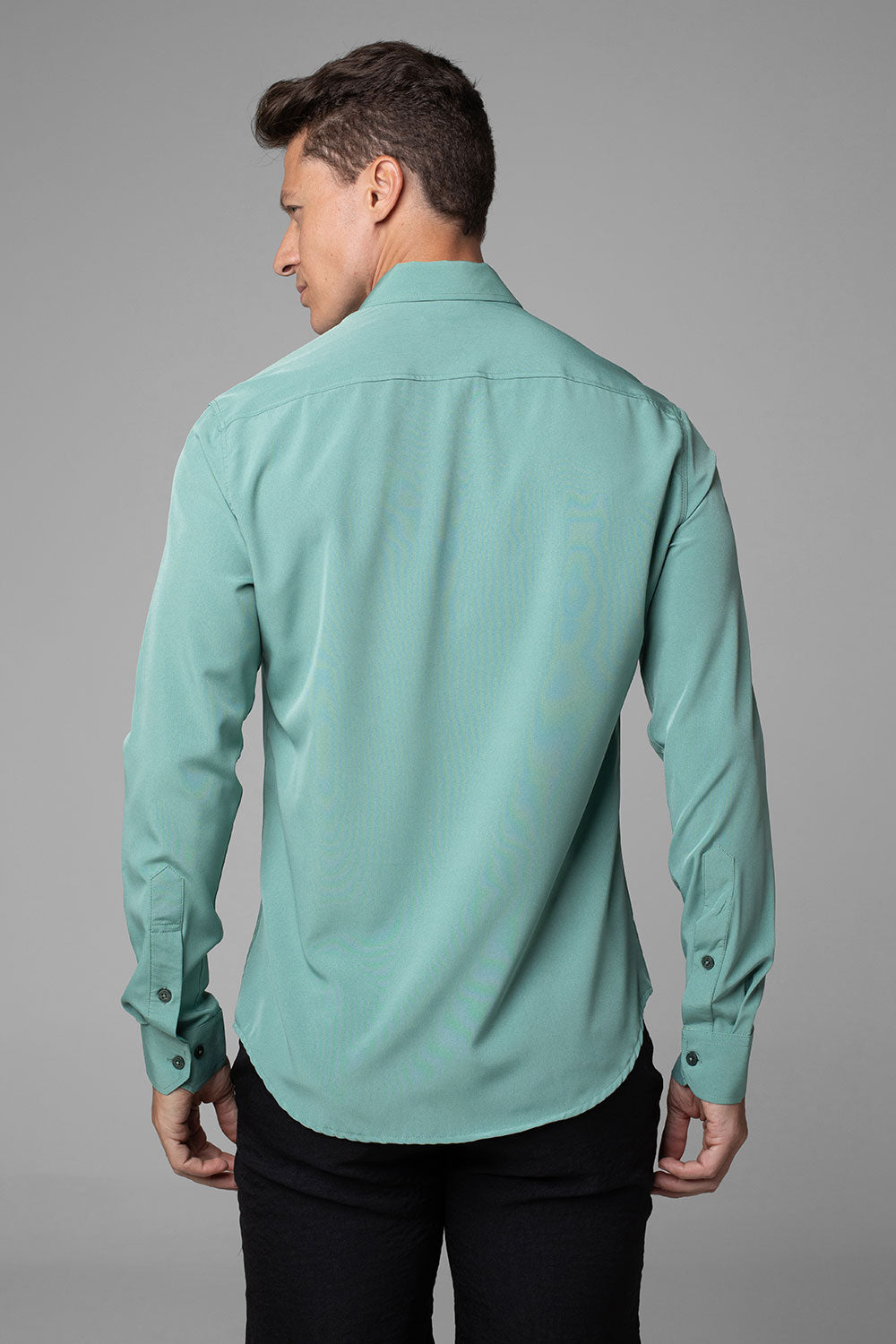 Camisa Social Masculina W.R Repelente a Líquidos e Manchas Slim