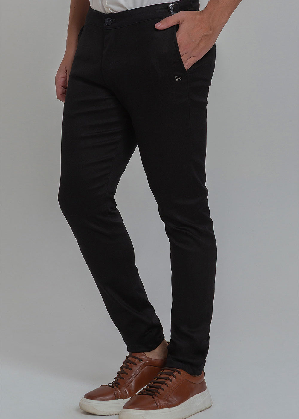 Calça Alfaiataria com Presilha Ajuste Lateral Extreme Power