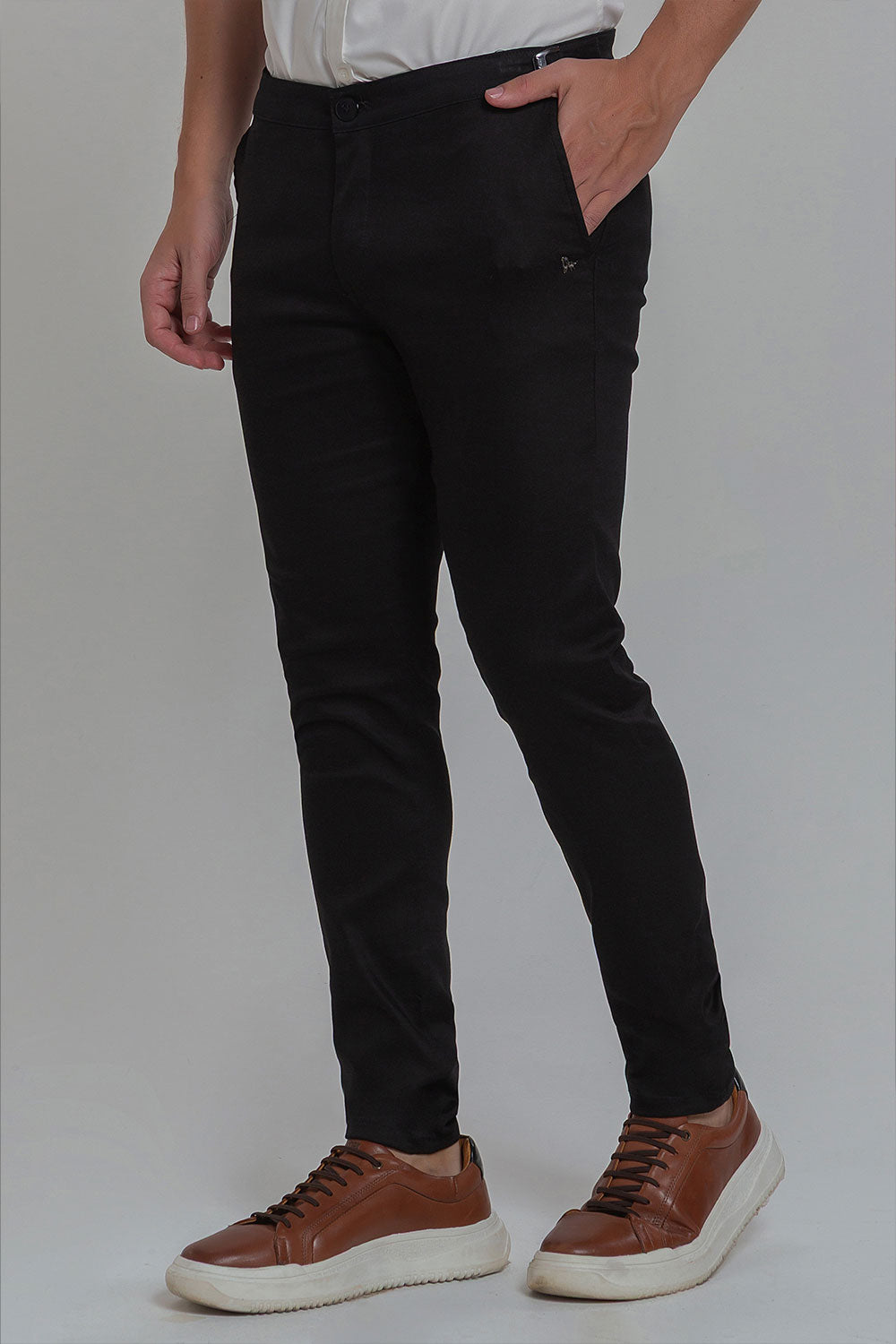 Calça Alfaiataria com Presilha Ajuste Lateral Extreme Power