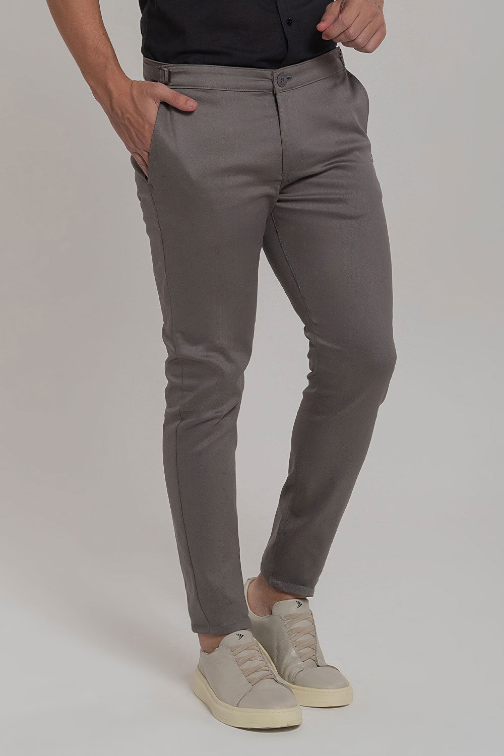 Calça Alfaiataria com Presilha Ajuste Lateral Extreme Power