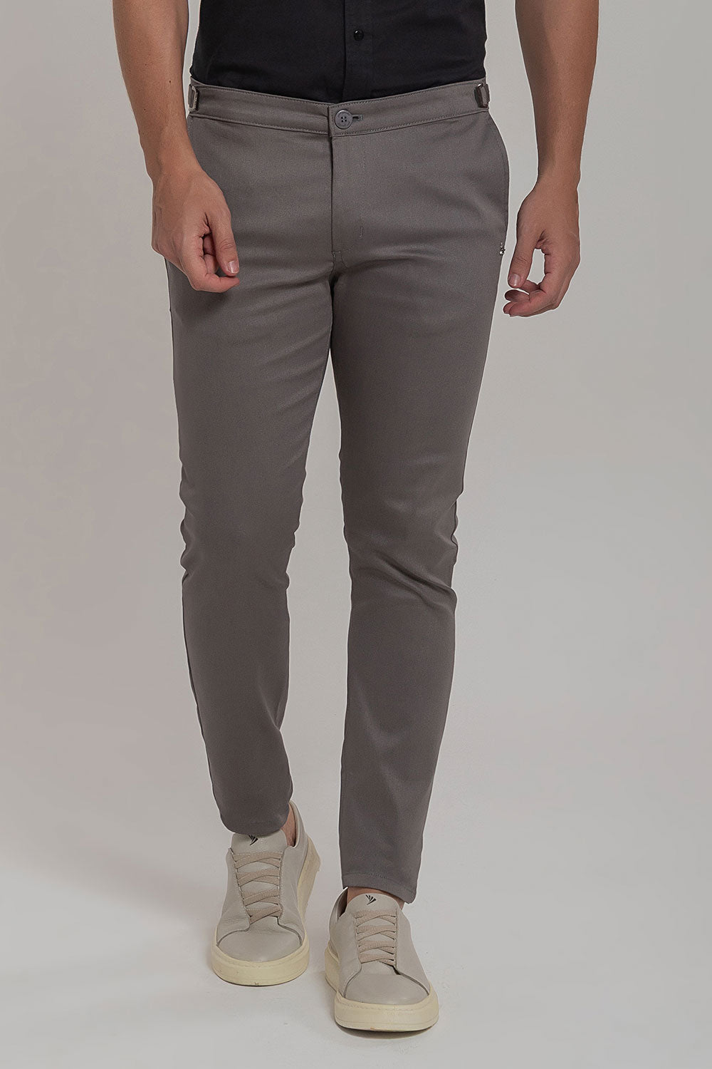 Calça Alfaiataria com Presilha Ajuste Lateral Extreme Power