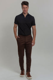 Calça Alfaiataria com Presilha Ajuste Lateral Extreme Power