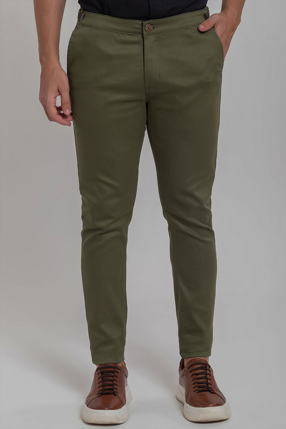 Calça Alfaiataria com Presilha Ajuste Lateral Extreme Power