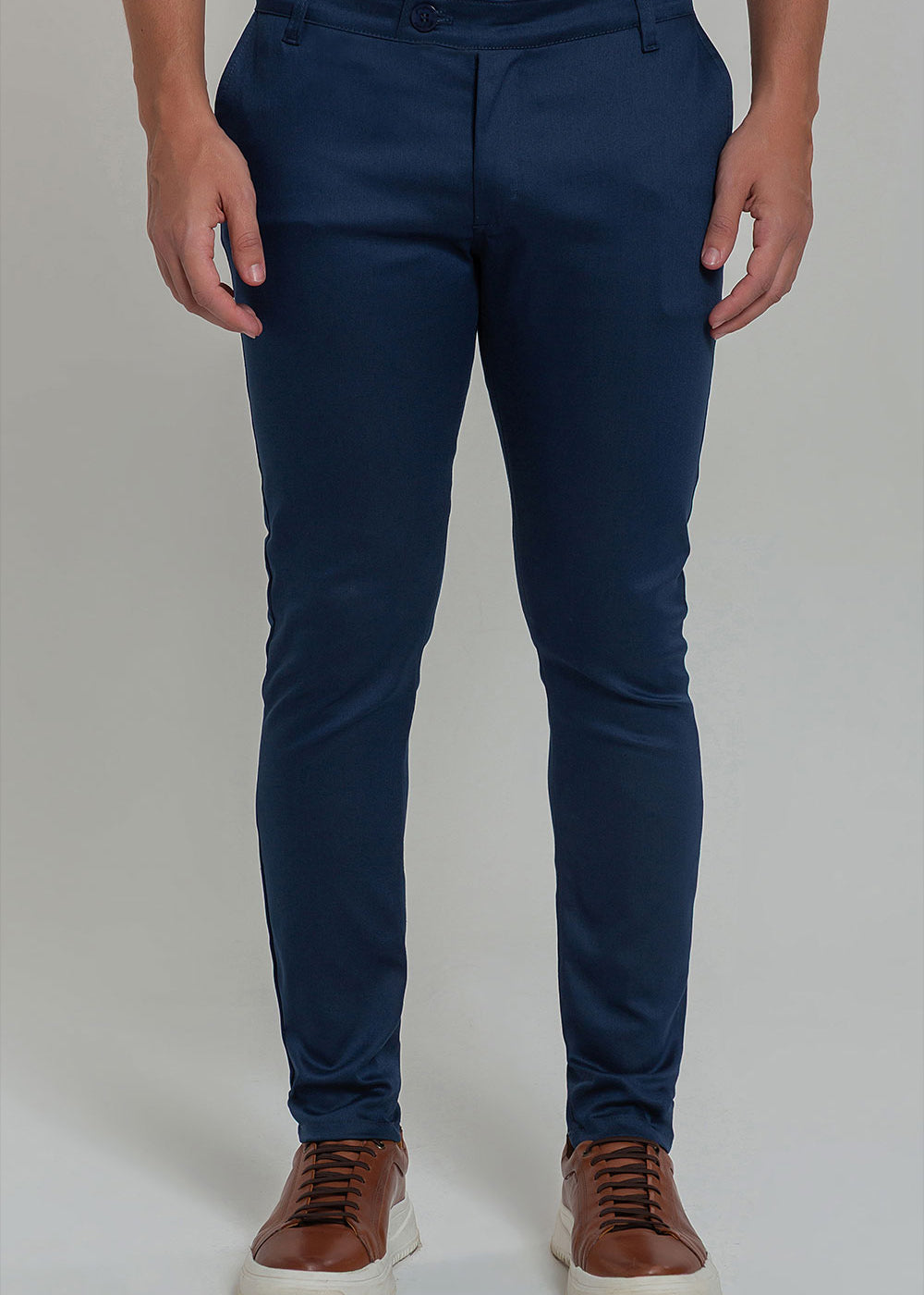 Calça Alfaiataria Masculina Barbara Cós Transpassado Slim