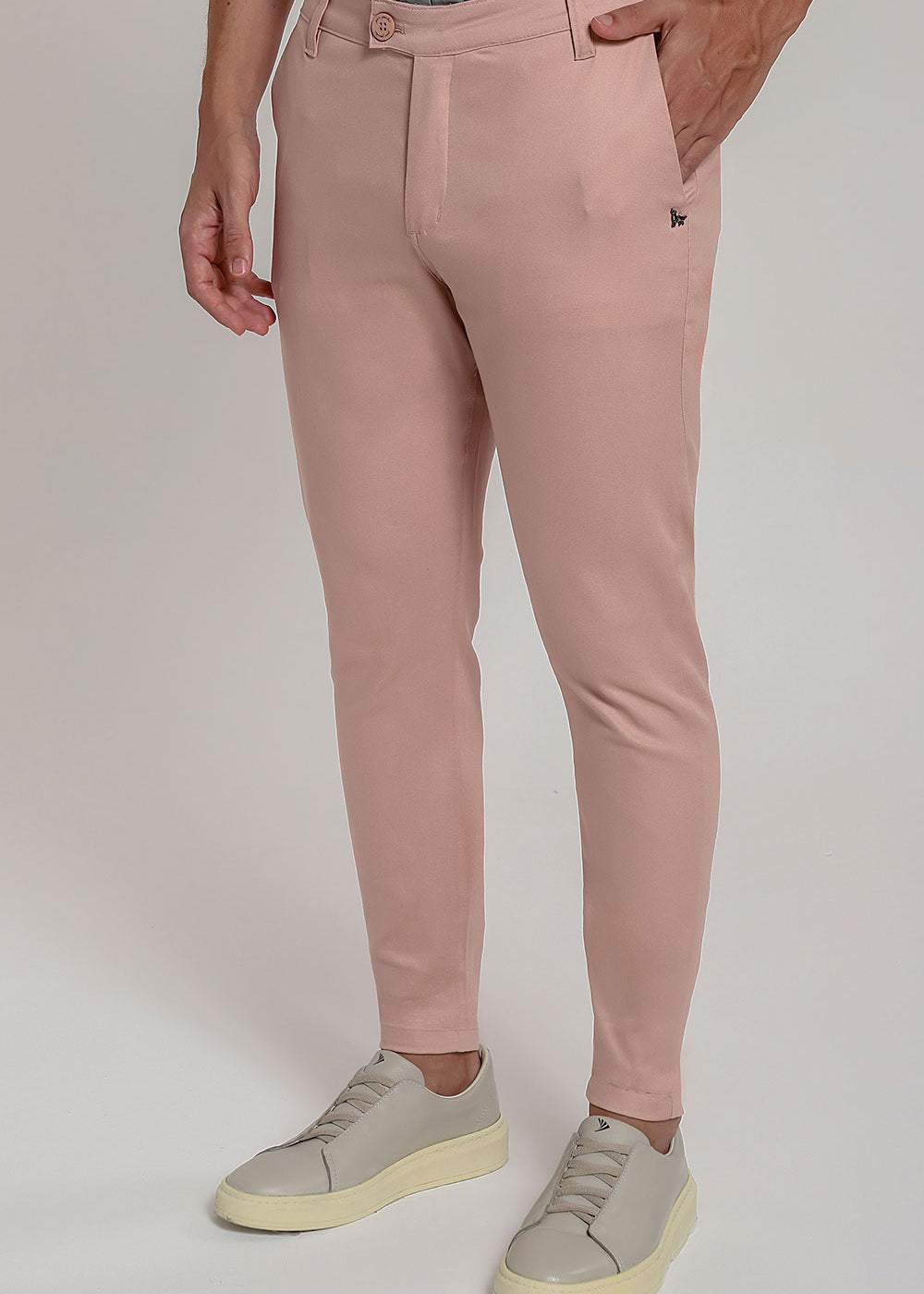 Calça Alfaiataria Masculina Barbara Cós Transpassado Slim