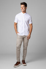 Calça Alfaiataria Masculina Barbara Cós Transpassado Slim