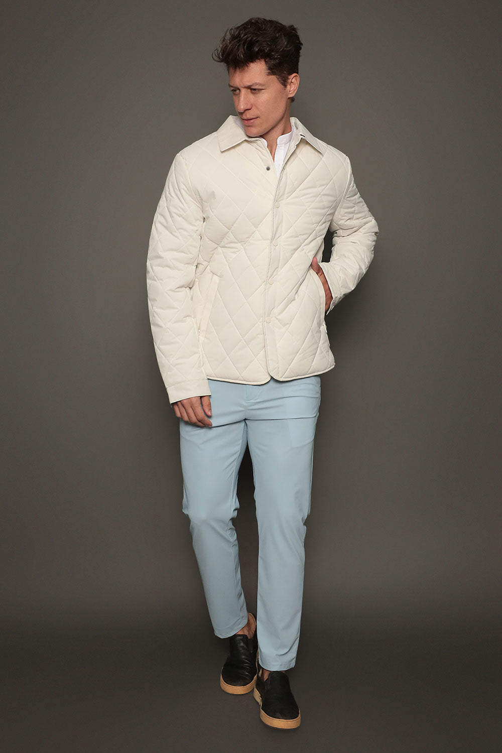 Jaqueta Matelassê Masculina Raffinato Milano