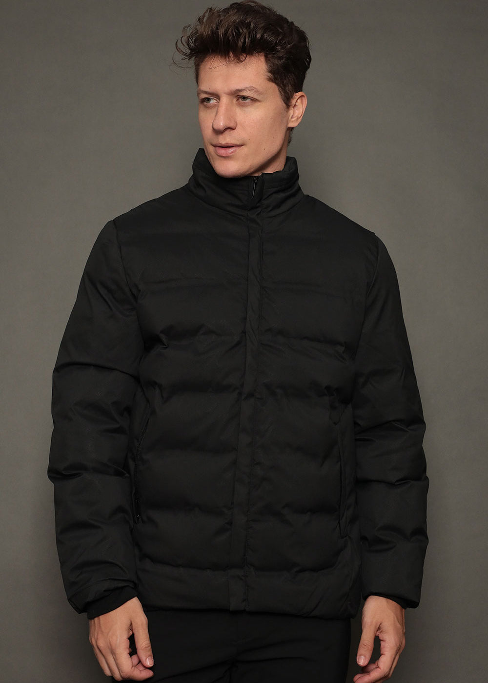 Jaqueta Puffer Masculina Slim Soffice Torino
