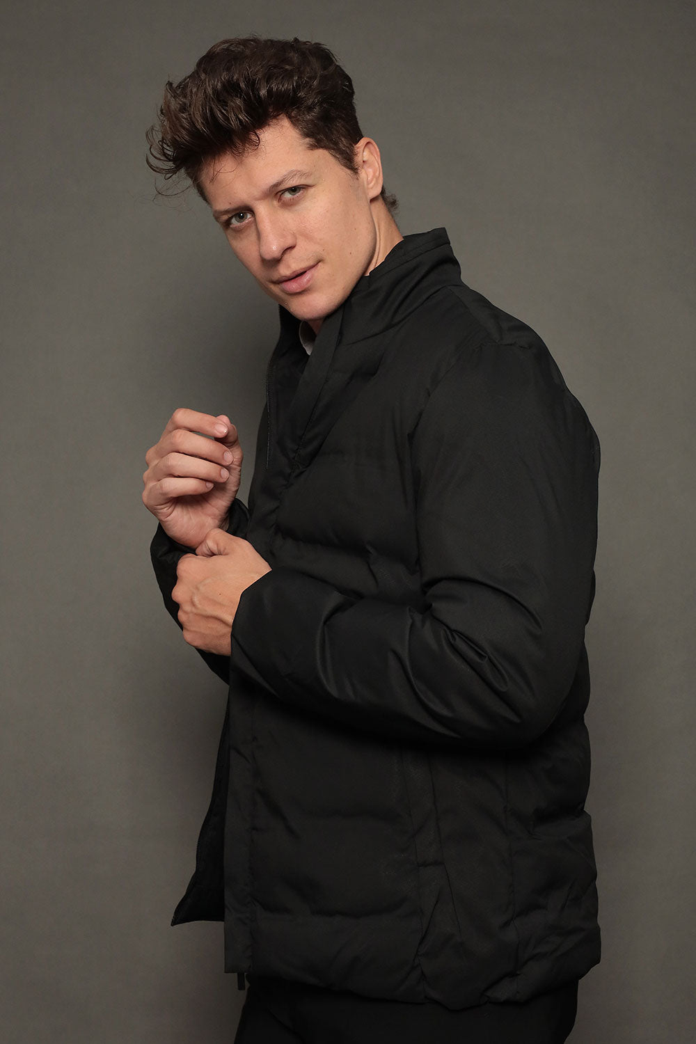 Jaqueta Puffer Masculina Slim Soffice Torino