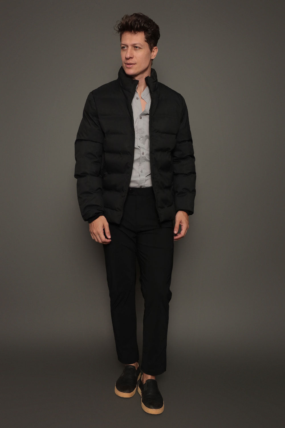 Jaqueta Puffer Masculina Slim Soffice Torino