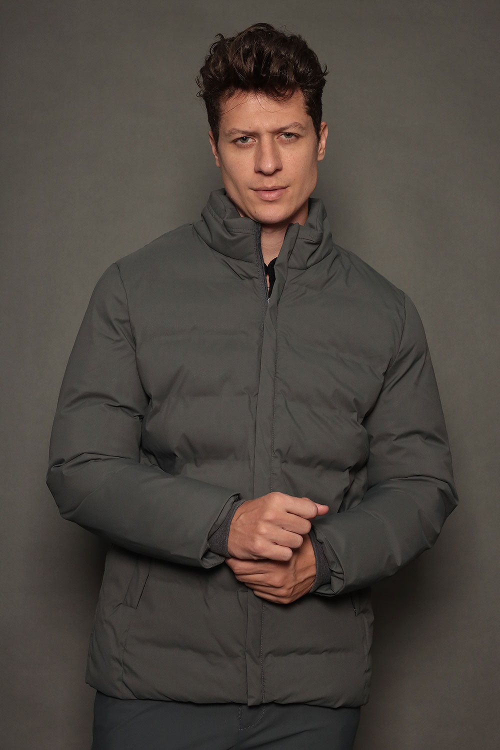 Jaqueta Puffer Masculina Slim Soffice Torino