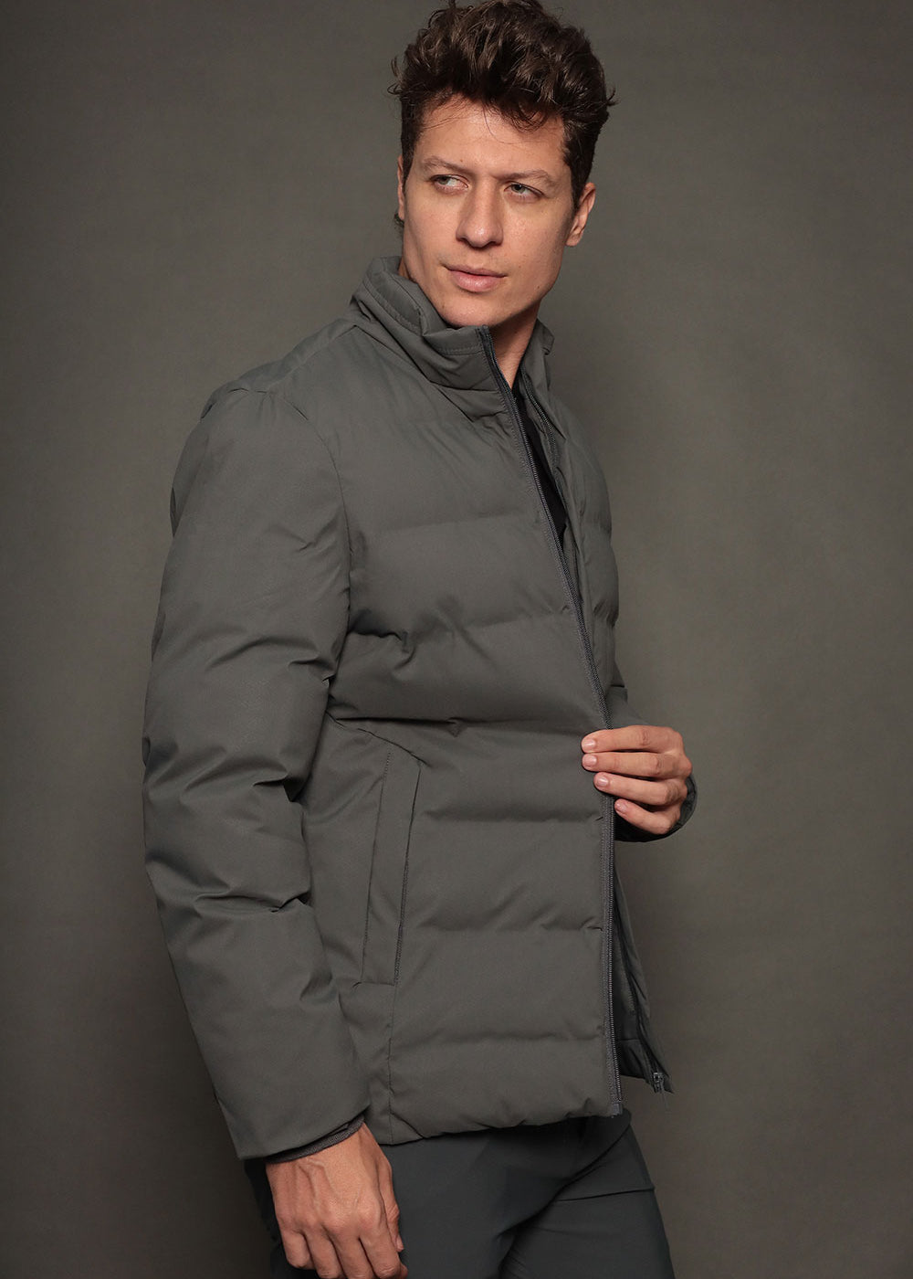 Jaqueta Puffer Masculina Slim Soffice Torino