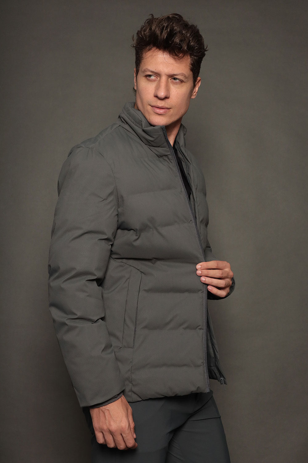 Jaqueta Puffer Masculina Slim Soffice Torino